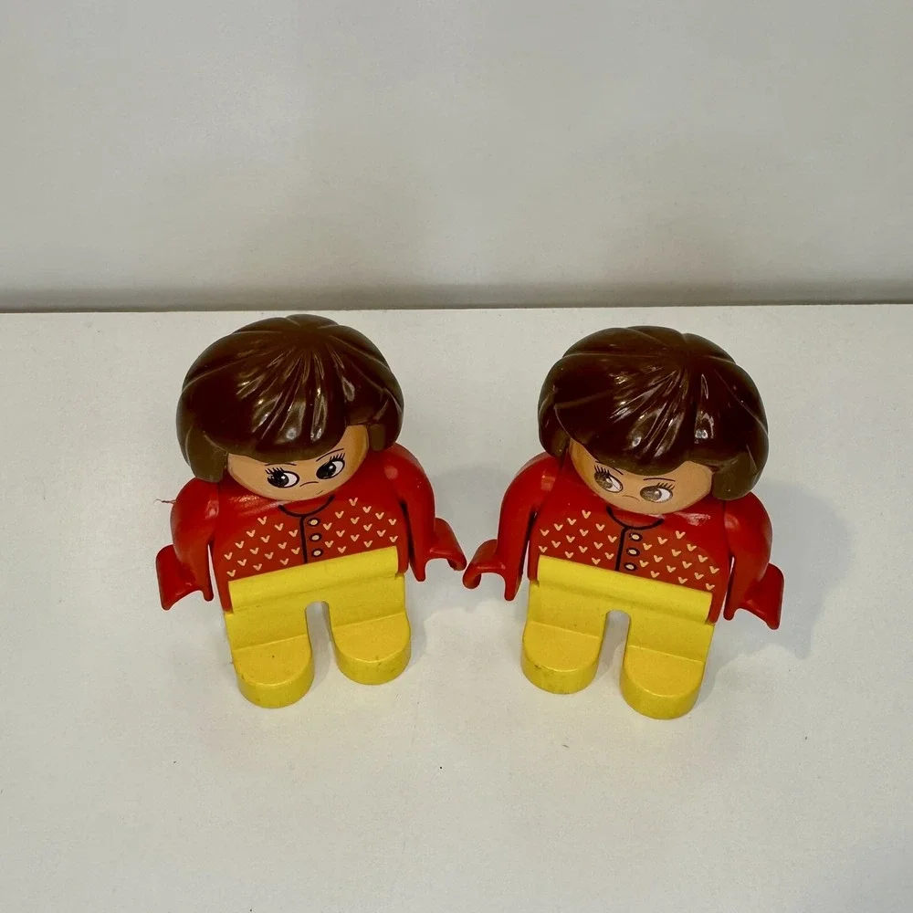 Lot of 8 Lego Toddler Duplo Figures Minifigures Variety Professions Motorcycle